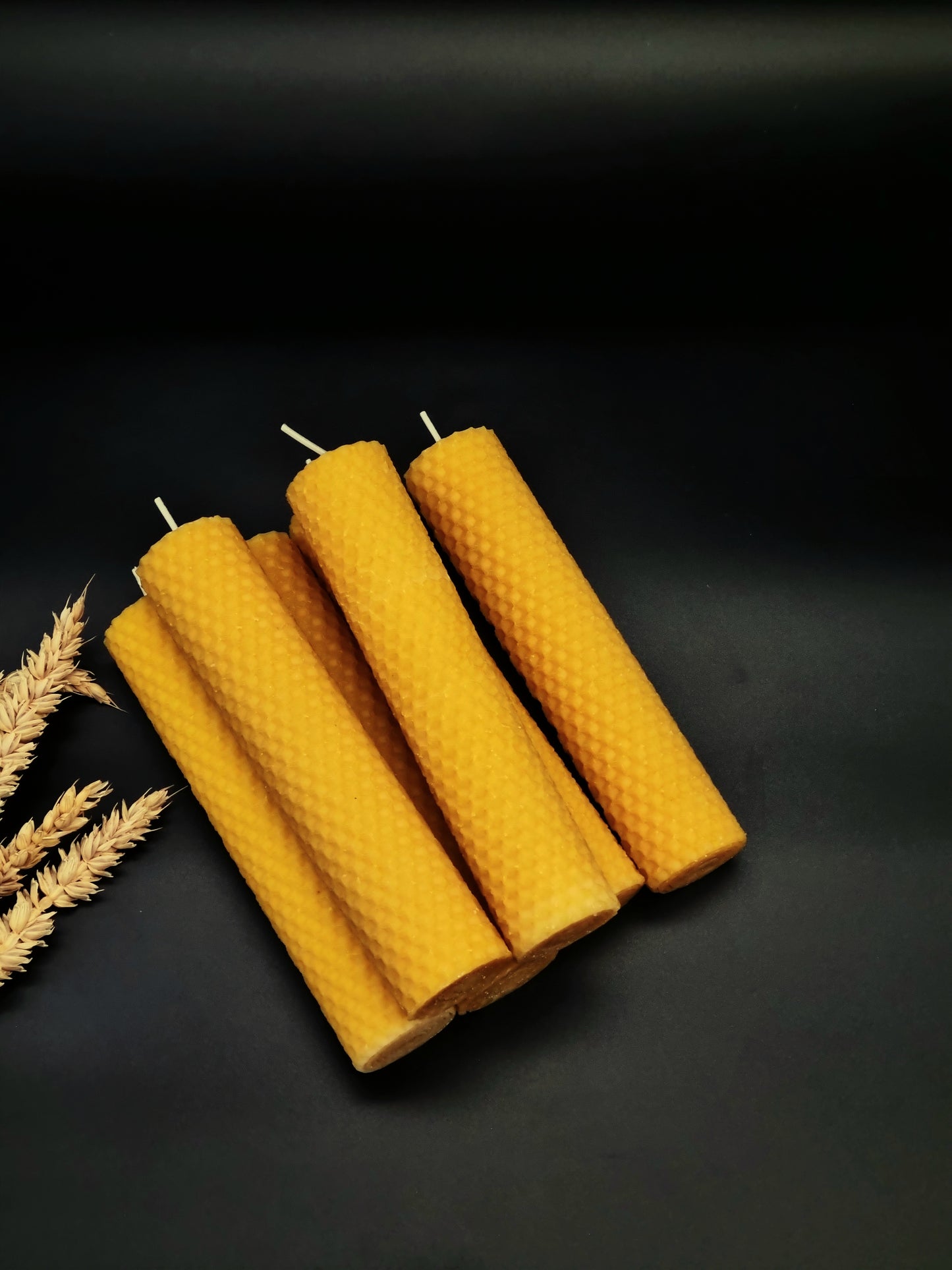 Bienenwachskerzen 15 cm - 100% reines Naturprodukt aus eigener Imkerei / Handgemacht