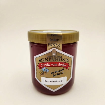 Kastanienhonig 500g Glas herb · würzig