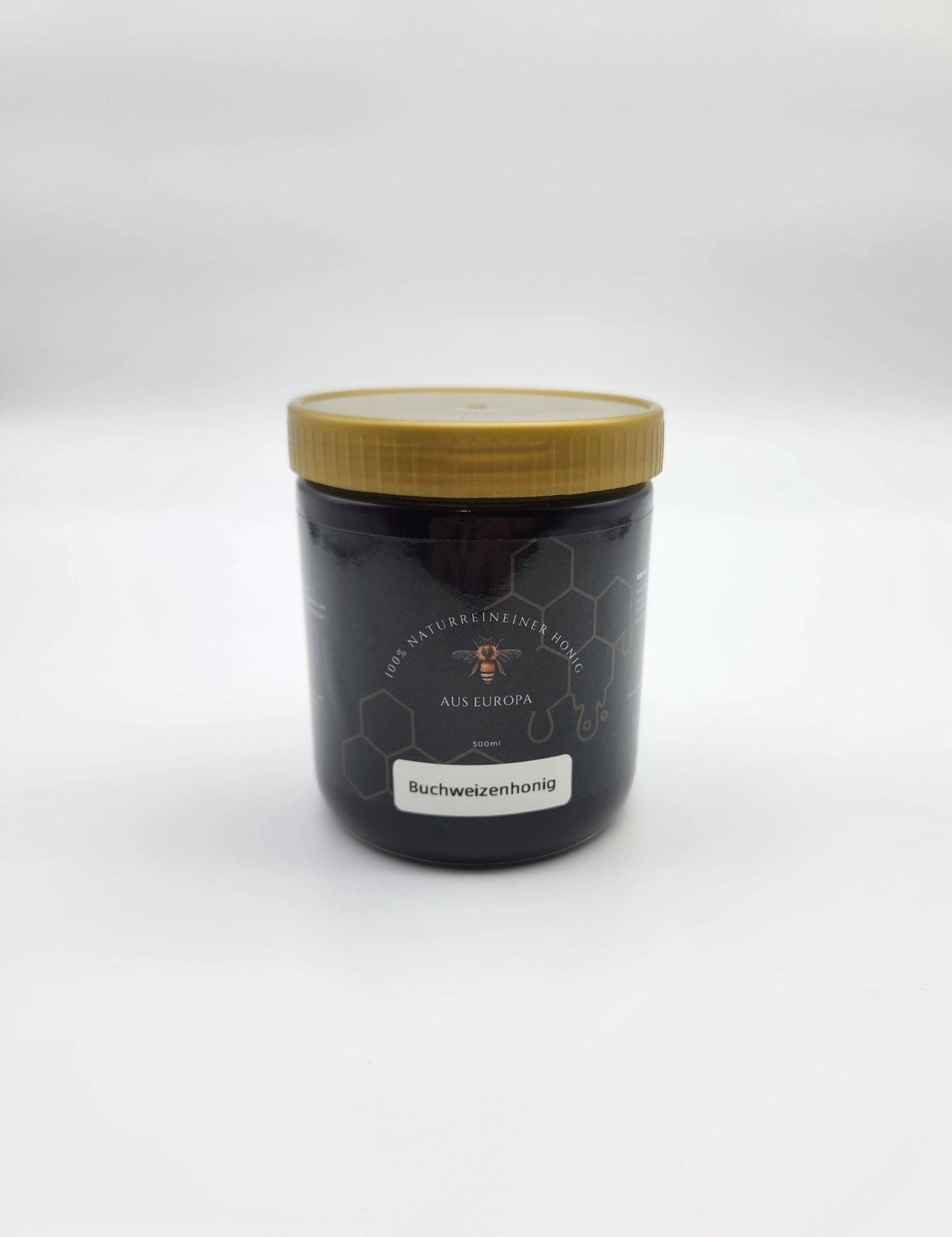 Buchweizenhonig 500g Glas – kräftiger, naturbelassener Honig mit Sommerblütenanteil von Imkerei B&J - Imkerei B&J