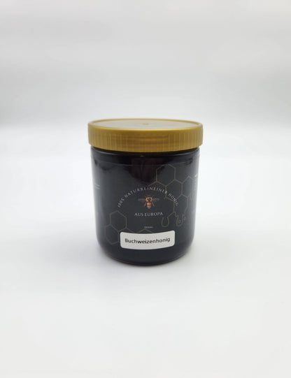 Buchweizenhonig 500g Glas – kräftiger, naturbelassener Honig mit Sommerblütenanteil von Imkerei B&J - Imkerei B&J