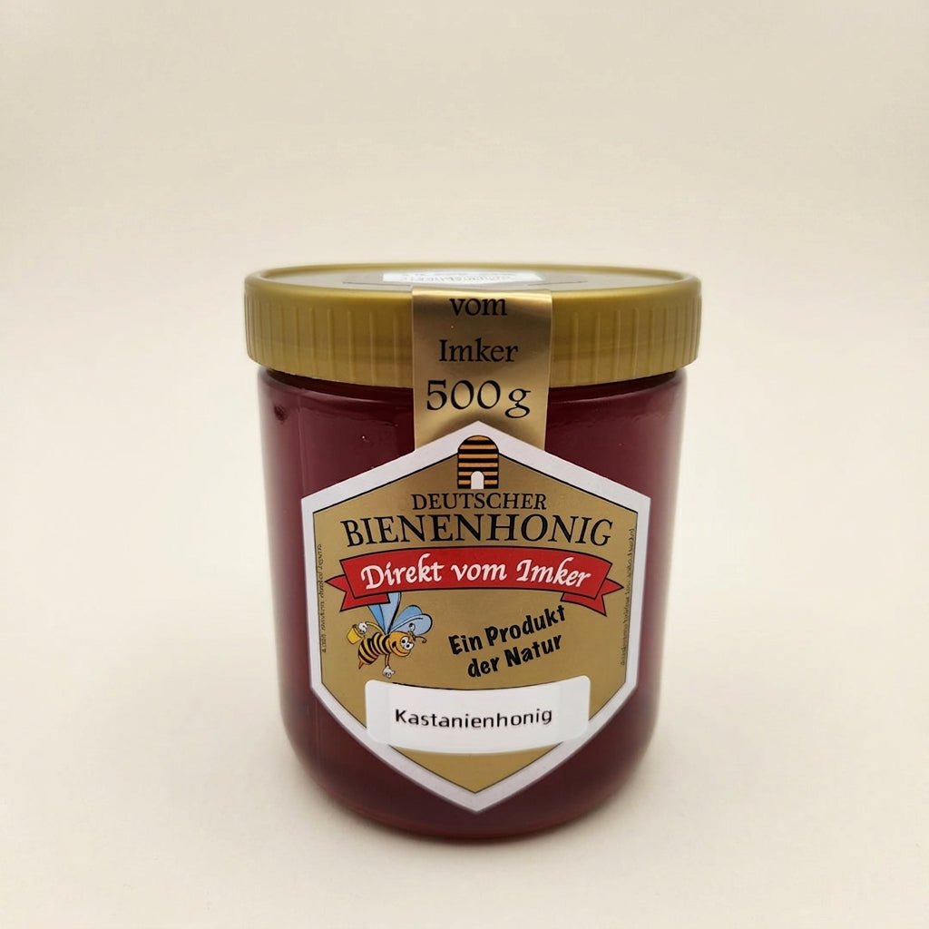 Kastanienhonig 500g Glas herb · würzig - Imkerei B&J