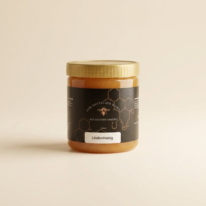 Lindenblütenhonig 500g Glas – Lindenblütenhonig aus Deutschland | Imkerei B&J - Imkerei B&J