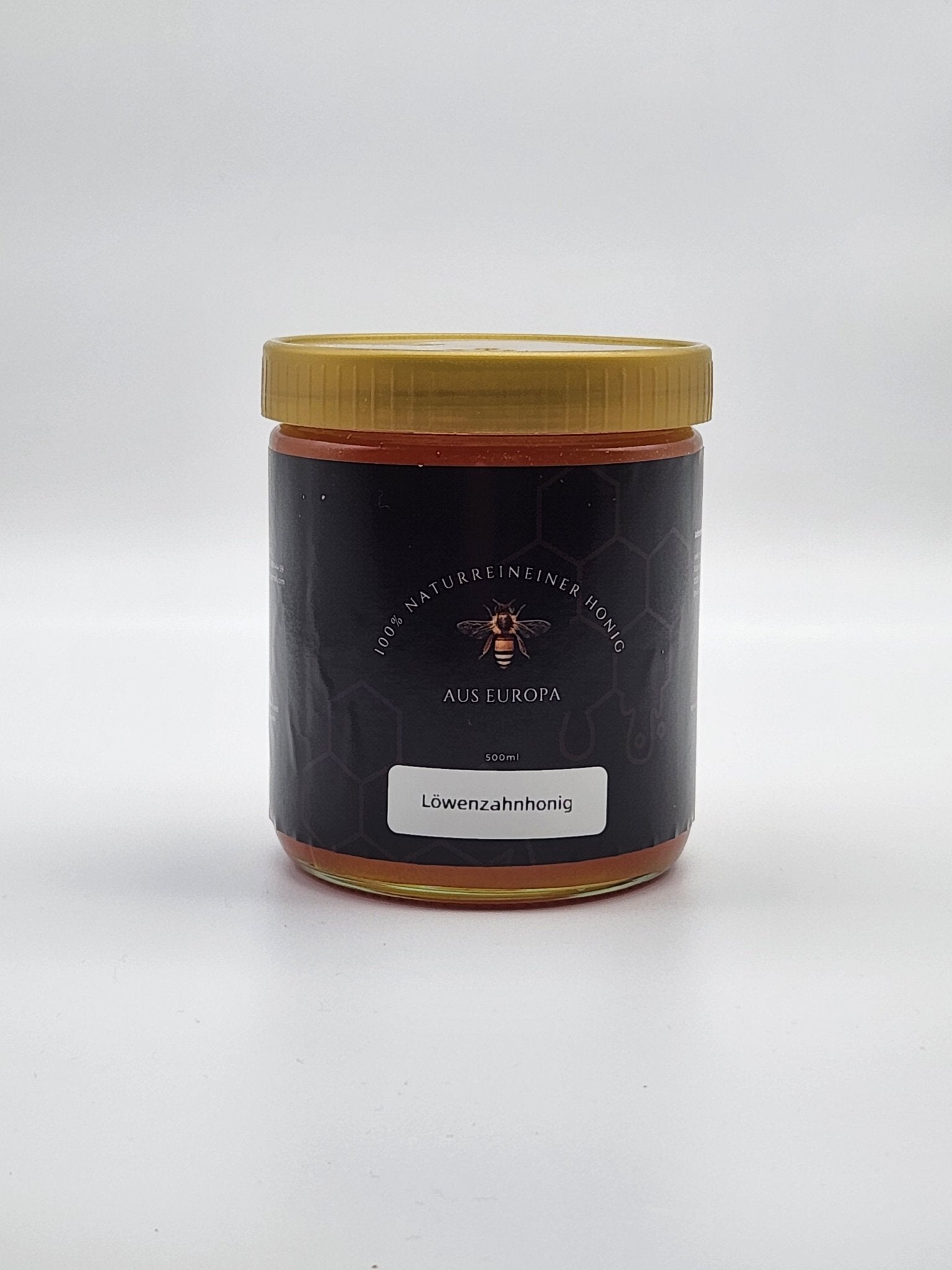 Löwenzahnhonig 500 g Glas – florales Aroma, flüssig & mild - Imkerei B&J