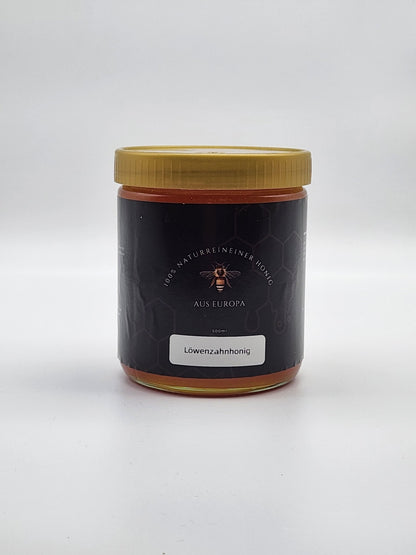 Löwenzahnhonig 500 g Glas – florales Aroma, flüssig & mild - Imkerei B&J