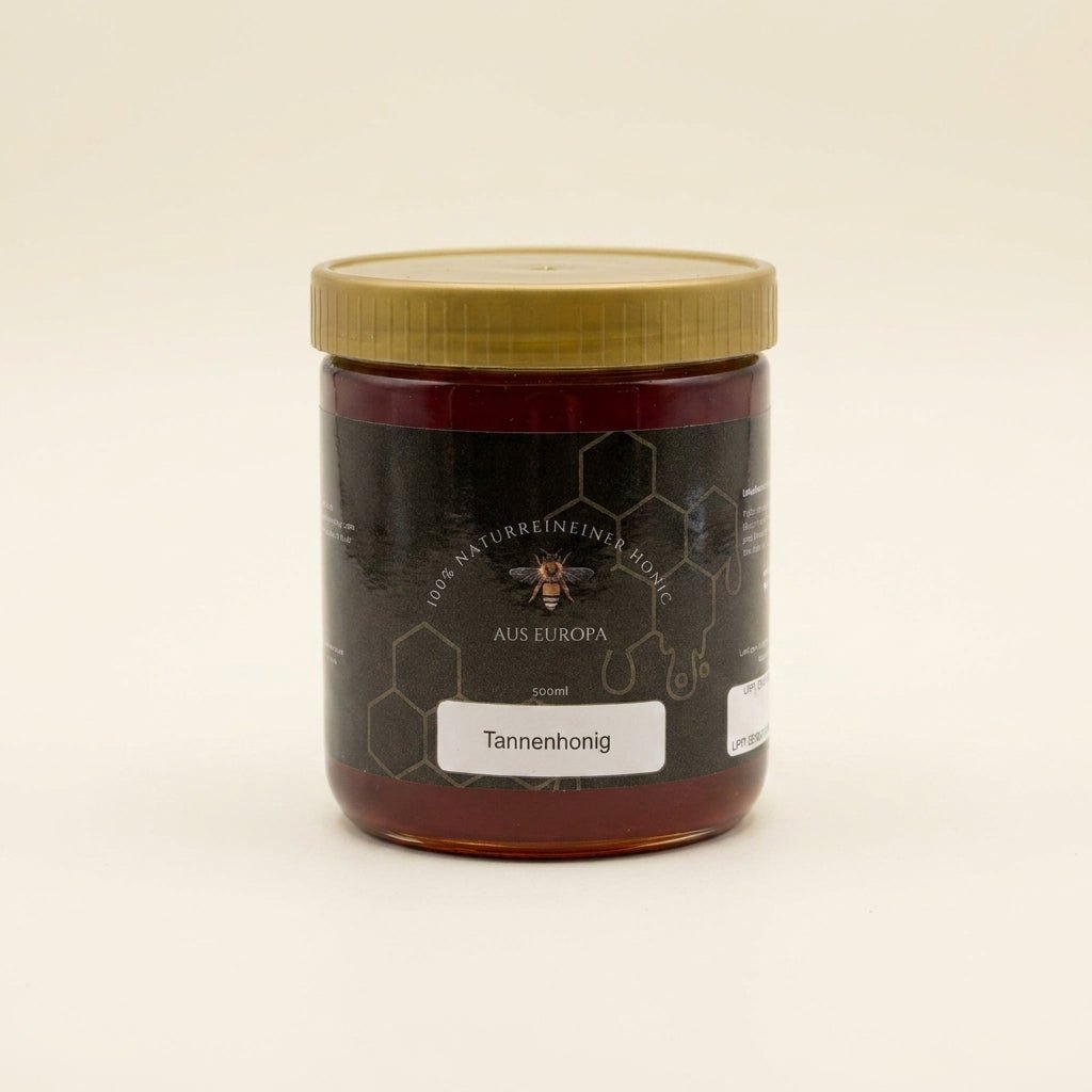 Tannenhonig 500g Glas lange flüssig · harzig - Imkerei B&J