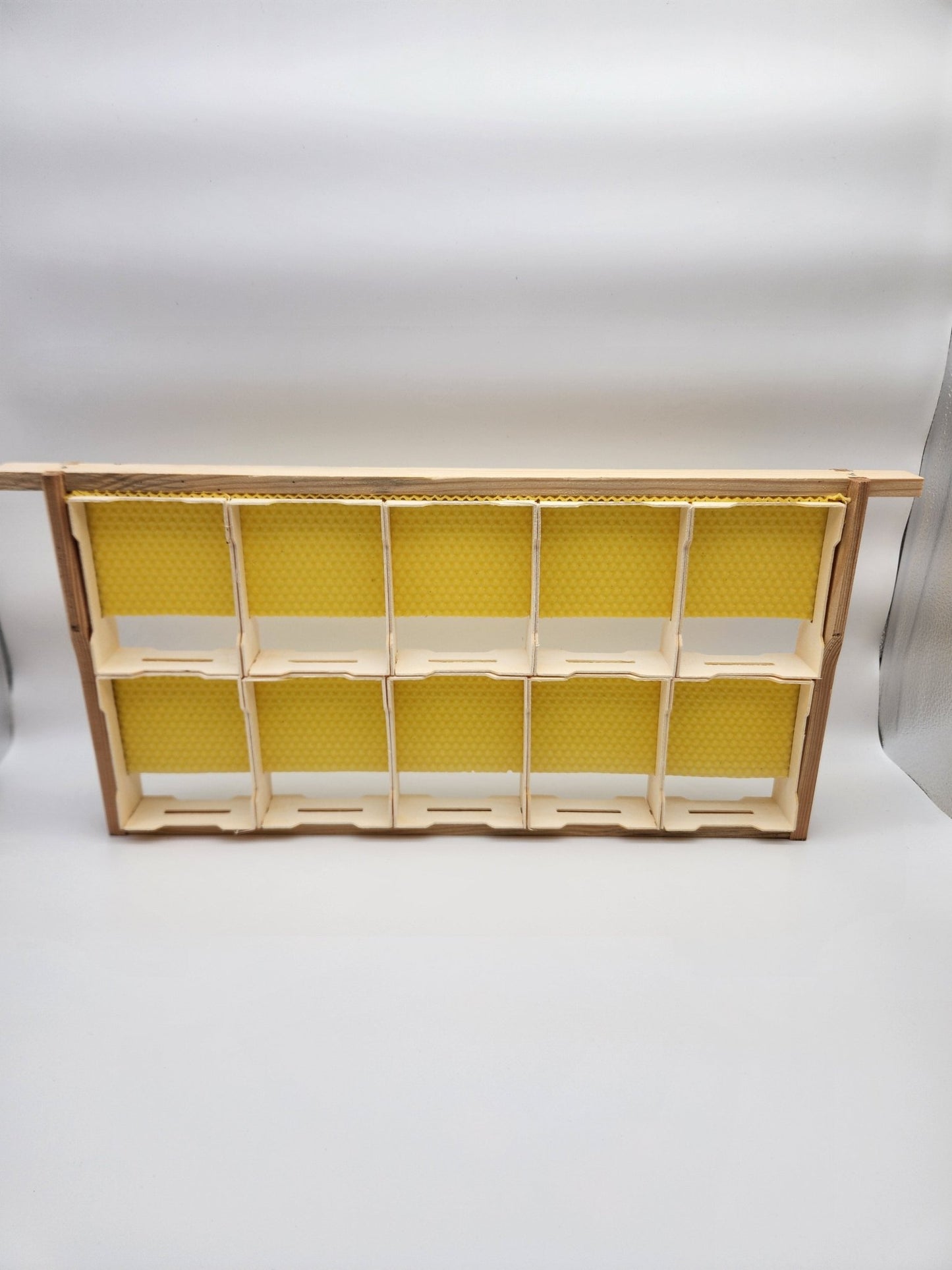 Wabenhonig - Rahmen Set 5×10 Stück – passend für 5 Zander - Rähmchen - Imkerei B&J