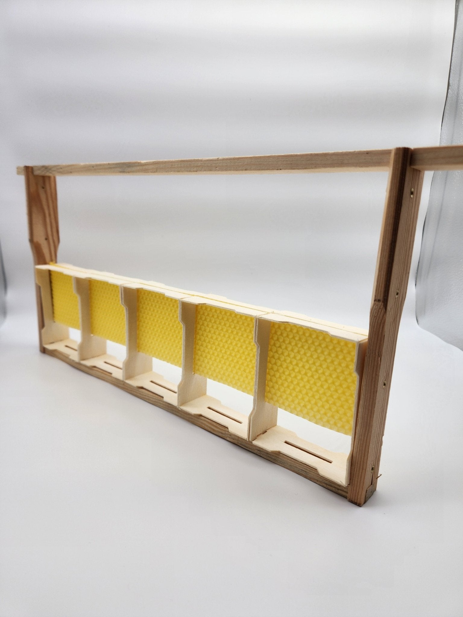 Wabenhonig - Rahmen Set 5×10 Stück – passend für 5 Zander - Rähmchen - Imkerei B&J